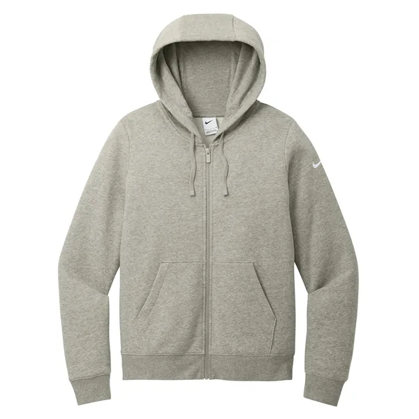 NIKE CLUB FLEECE SLEEVE SWOOSH LADIES' FULL ZIP HOODIE - NIKE CLUB FLEECE SLEEVE SWOOSH LADIES' FULL ZIP HOODIE - Image 2 of 5