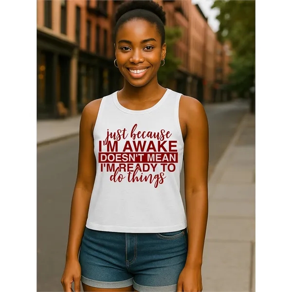 WOMEN'S COTTON TANK TOP 180G 5.3OZ DTF PRINT RUSH SERVICE LA - WOMEN'S COTTON TANK TOP 180G 5.3OZ DTF PRINT RUSH SERVICE LA - Image 23 of 25