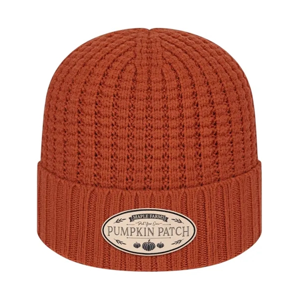 Premium Waffle Knit Cap with Cuff - Premium Waffle Knit Cap with Cuff - Image 0 of 11