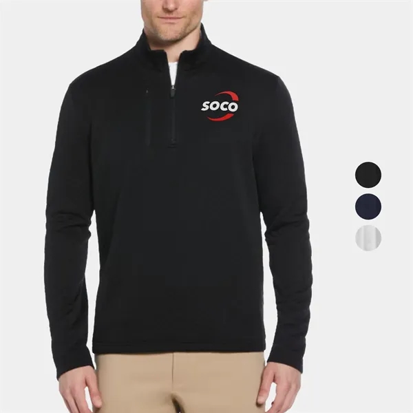 Callaway® Diamond Quilted Fleece Men's 1/4-Zip Pullover