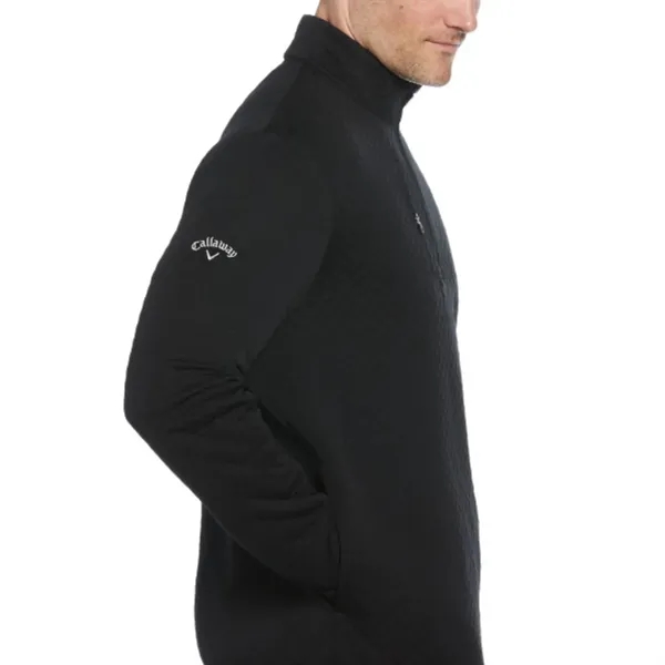 Callaway® Diamond Quilted Fleece Men's 1/4-Zip Pullover