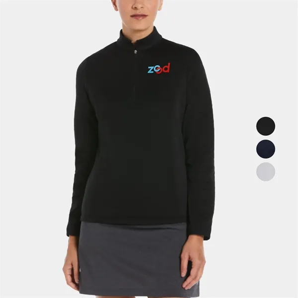 Callaway® Diamond Quilted Fleece Women's 1/4-Zip Pullover - Callaway® Diamond Quilted Fleece Women's 1/4-Zip Pullover - Image 0 of 7