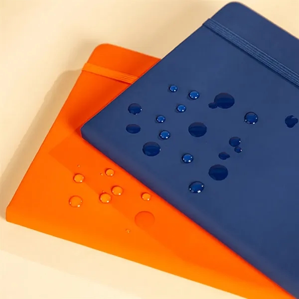 A5 PU Leather Ruled Notebook Journal with Elastic Strap - A5 PU Leather Ruled Notebook Journal with Elastic Strap - Image 5 of 6