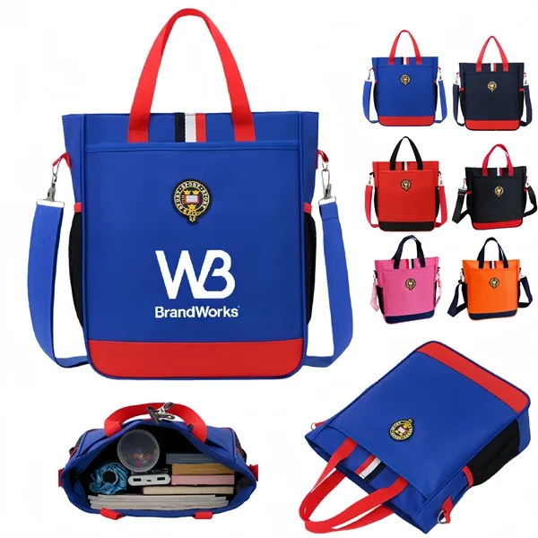 Custom Kids School Tote Bag for Education and Events - Custom Kids School Tote Bag for Education and Events - Image 0 of 7