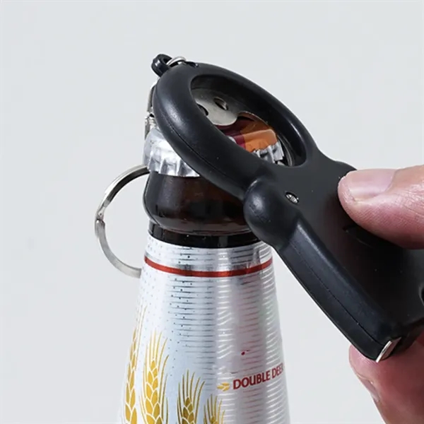 3-in-1 Multi Function Keychain Bottle Opener - 3-in-1 Multi Function Keychain Bottle Opener - Image 2 of 4