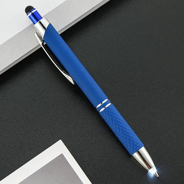 3 in 1 stylus metal pen with flashlight - 3 in 1 stylus metal pen with flashlight - Image 1 of 3