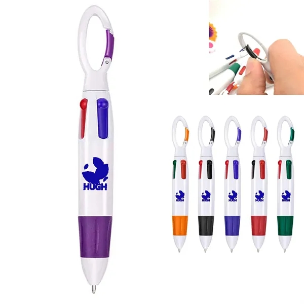 Retractable Shuttle Pens With Buckle Clip - Retractable Shuttle Pens With Buckle Clip - Image 0 of 2