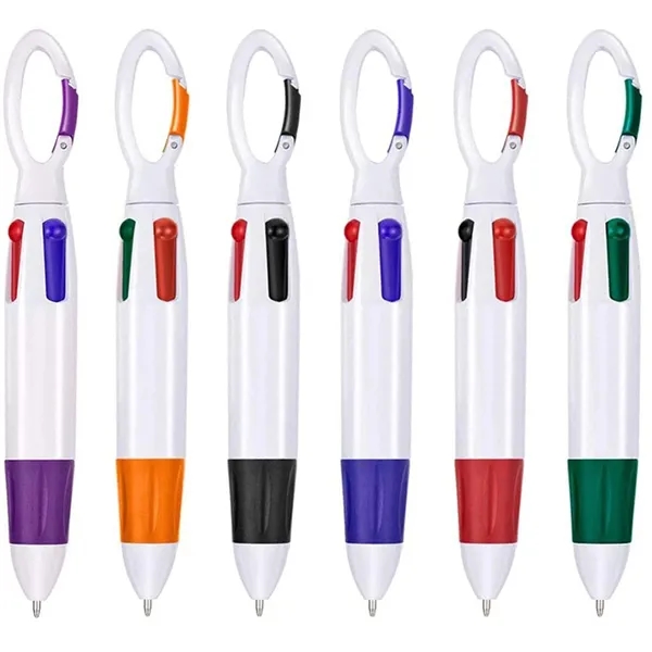 Retractable Shuttle Pens With Buckle Clip - Retractable Shuttle Pens With Buckle Clip - Image 1 of 2