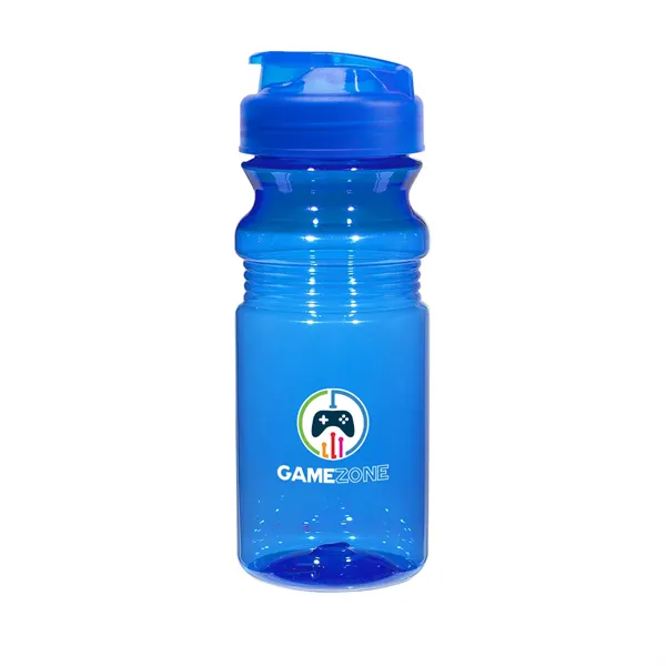 20 Oz. Poly-Clear™ Fitness Bottle With Super Sipper Lid - 20 Oz. Poly-Clear™ Fitness Bottle With Super Sipper Lid - Image 2 of 15