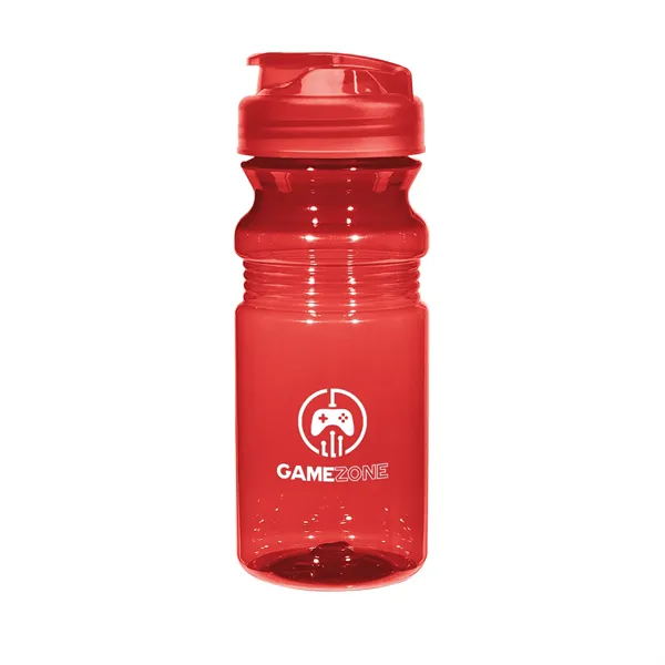 20 Oz. Poly-Clear™ Fitness Bottle With Super Sipper Lid - 20 Oz. Poly-Clear™ Fitness Bottle With Super Sipper Lid - Image 11 of 15