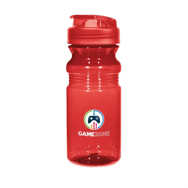 20 Oz. Poly-Clear™ Fitness Bottle With Super Sipper Lid - 20 Oz. Poly-Clear™ Fitness Bottle With Super Sipper Lid - Image 12 of 15