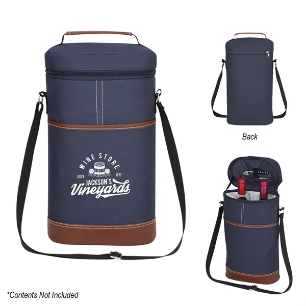 Double Wine Kooler Bag - Double Wine Kooler Bag - Image 5 of 9
