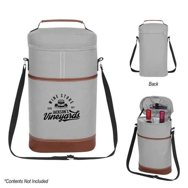 Double Wine Kooler Bag - Double Wine Kooler Bag - Image 9 of 9