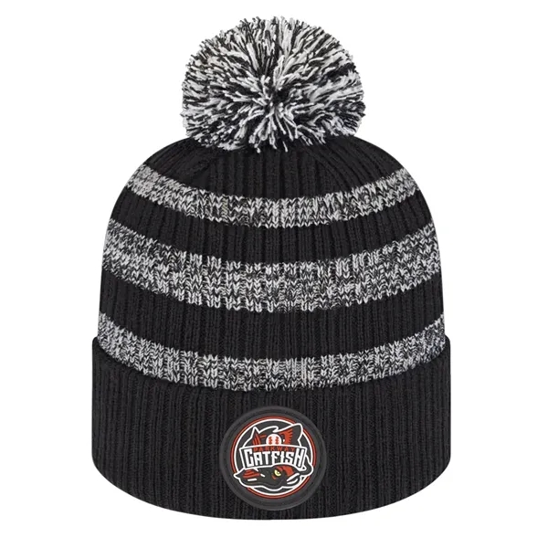 Heavy Ribbed Knit Cap with Cuff