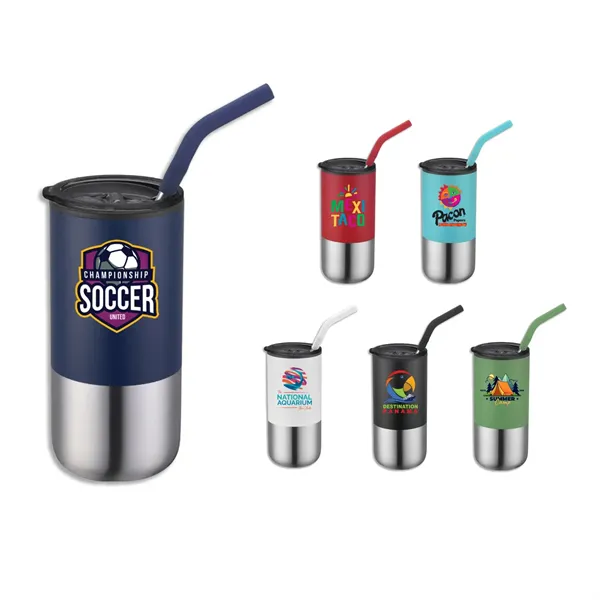Sipster 16 oz Stainless Steel Tumbler - Sipster 16 oz Stainless Steel Tumbler - Image 0 of 15