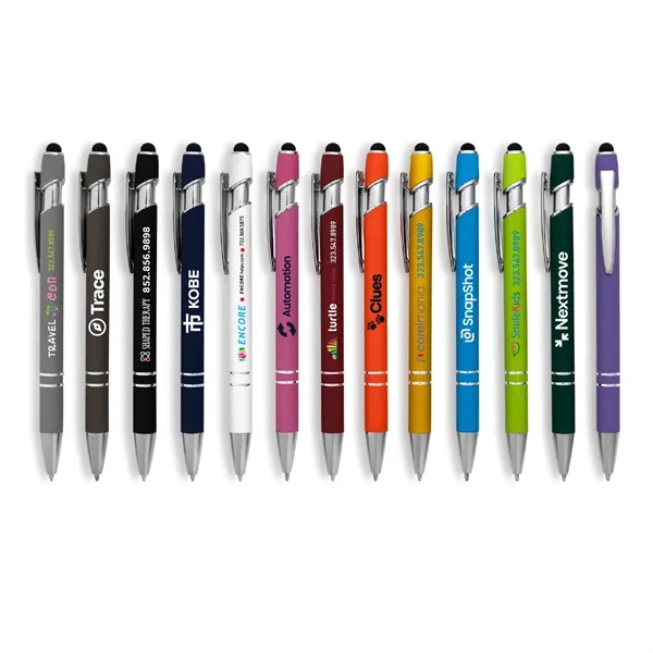Alexandria Stylus Satin Soft Touch Click Metal Pen - Alexandria Stylus Satin Soft Touch Click Metal Pen - Image 0 of 28