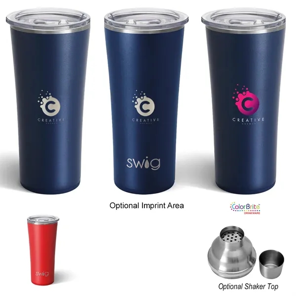 22 Oz. Swig Life Stainless Steel Tumbler - 22 Oz. Swig Life Stainless Steel Tumbler - Image 0 of 6