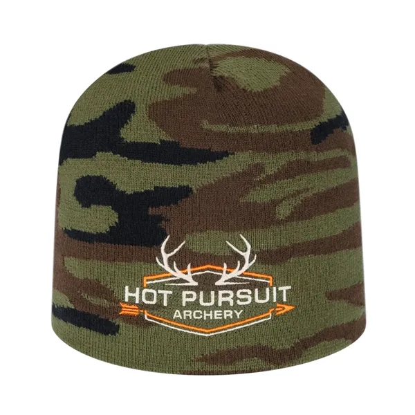 Woodland Camouflage Knit Beanie - Woodland Camouflage Knit Beanie - Image 0 of 1