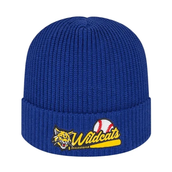 Ribbed Knit Cap with Cuff
