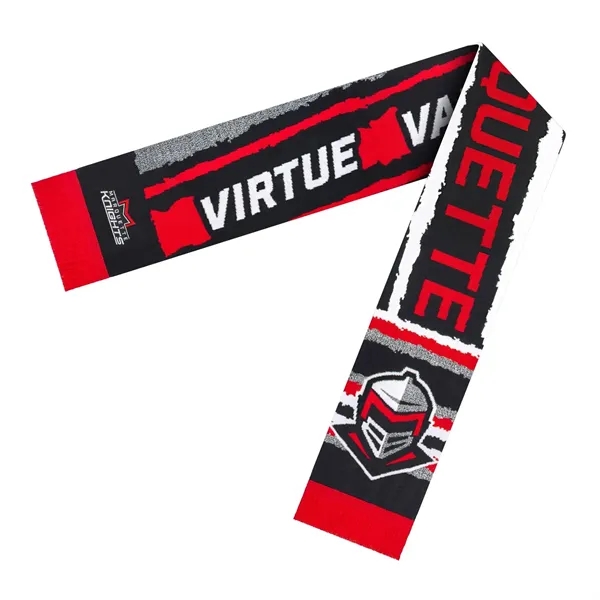 Custom 60 Inch Custom Elite Knit Scarf With Fringe