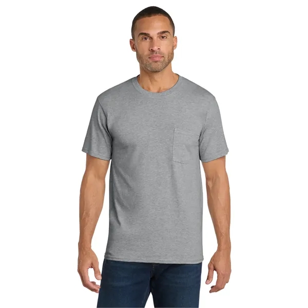 Port & Co Core Cotton Pocket Tee. - Port & Co Core Cotton Pocket Tee. - Image 4 of 69