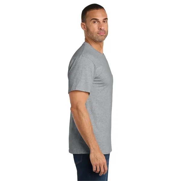 Port & Co Core Cotton Pocket Tee. - Port & Co Core Cotton Pocket Tee. - Image 7 of 69