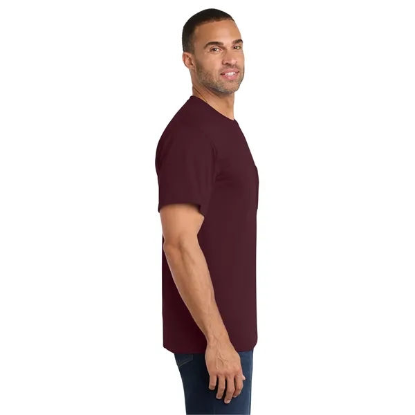 Port & Co Core Cotton Pocket Tee. - Port & Co Core Cotton Pocket Tee. - Image 12 of 69