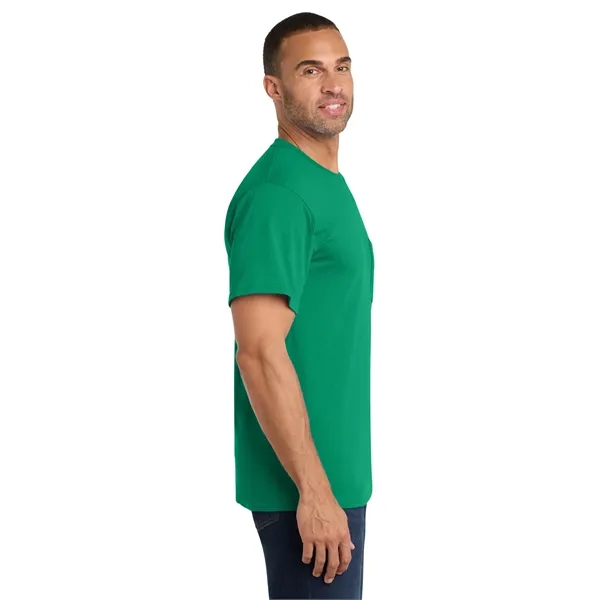 Port & Co Core Cotton Pocket Tee. - Port & Co Core Cotton Pocket Tee. - Image 32 of 69