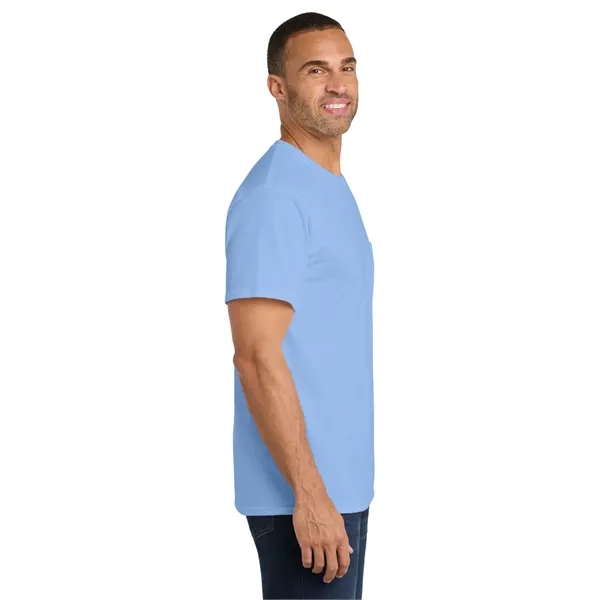 Port & Co Core Cotton Pocket Tee. - Port & Co Core Cotton Pocket Tee. - Image 37 of 69