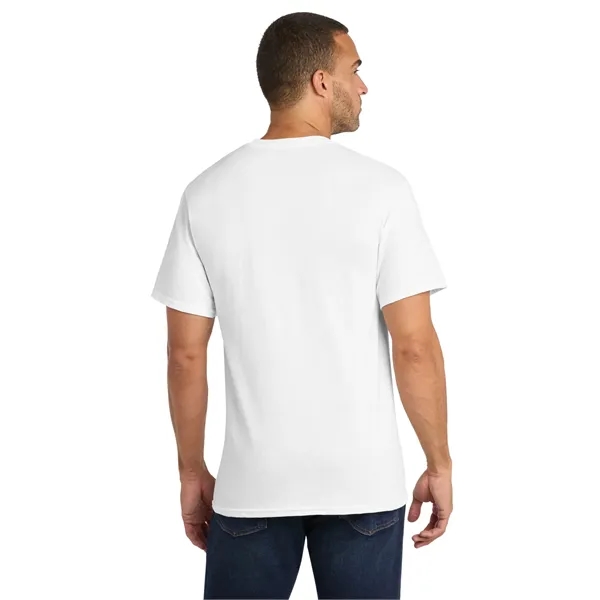 Port & Co Core Cotton Pocket Tee. - Port & Co Core Cotton Pocket Tee. - Image 61 of 69