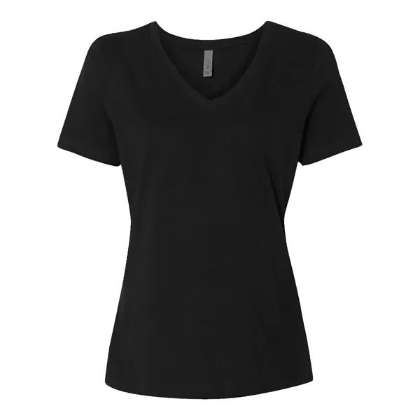 BELLA+CANVAS ® Women's Relaxed Jersey Short Sleeve V-Neck... - BELLA+CANVAS ® Women's Relaxed Jersey Short Sleeve V-Neck... - Image 1 of 2