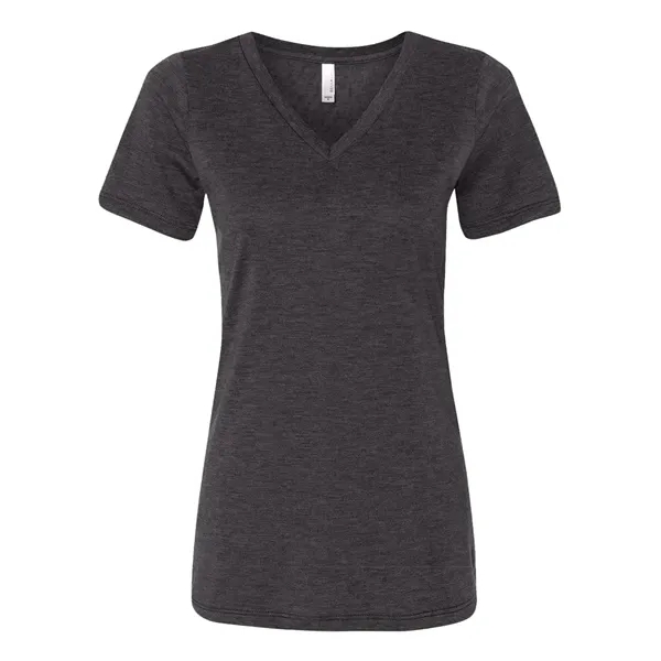 BELLA+CANVAS ® Women's Relaxed Jersey Short Sleeve V-Neck... - BELLA+CANVAS ® Women's Relaxed Jersey Short Sleeve V-Neck... - Image 2 of 2