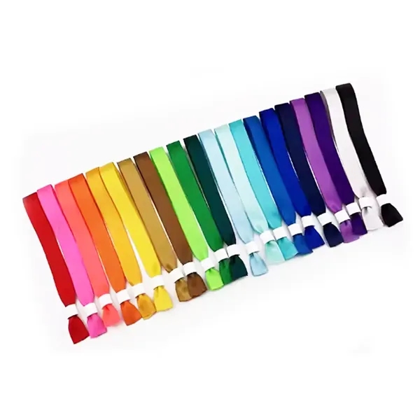 Custom Fabric Event Wristbands with Adjustable Closure - Custom Fabric Event Wristbands with Adjustable Closure - Image 2 of 4