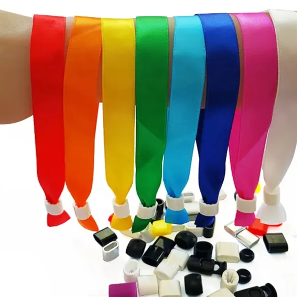 Custom Fabric Event Wristbands with Adjustable Closure - Custom Fabric Event Wristbands with Adjustable Closure - Image 3 of 4