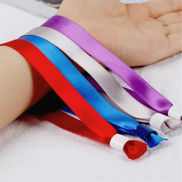 Custom Fabric Event Wristbands with Adjustable Closure - Custom Fabric Event Wristbands with Adjustable Closure - Image 4 of 4