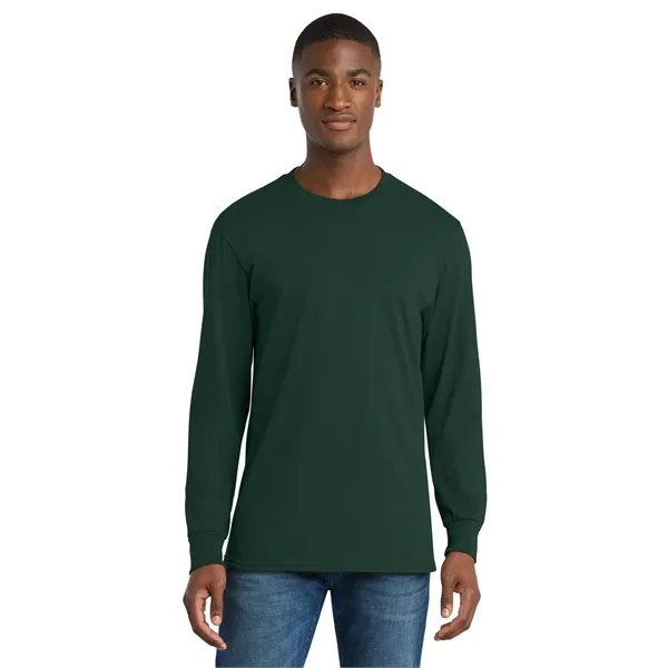 Port & Co Long Sleeve Core Cotton Tee. - Port & Co Long Sleeve Core Cotton Tee. - Image 21 of 119