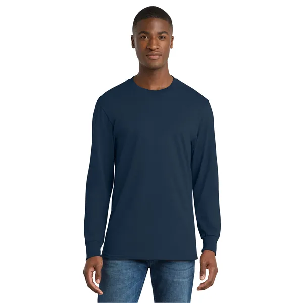 Port & Co Long Sleeve Core Cotton Tee. - Port & Co Long Sleeve Core Cotton Tee. - Image 26 of 119