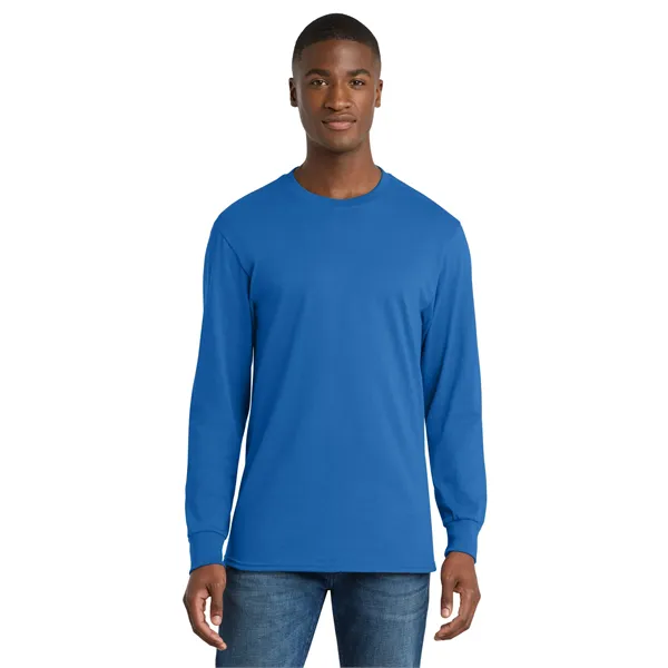 Port & Co Long Sleeve Core Cotton Tee. - Port & Co Long Sleeve Core Cotton Tee. - Image 36 of 119