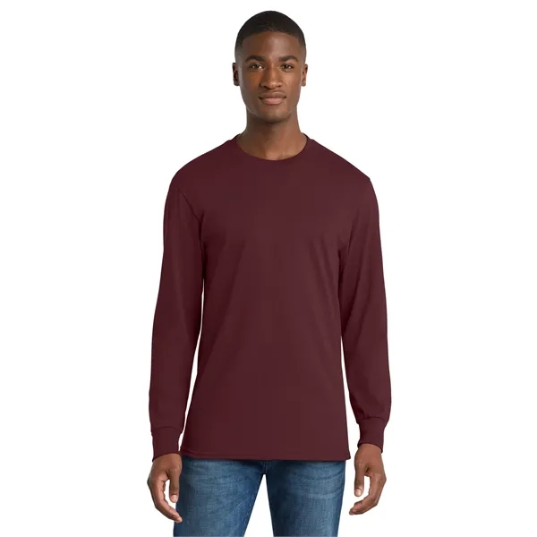 Port & Co Long Sleeve Core Cotton Tee. - Port & Co Long Sleeve Core Cotton Tee. - Image 51 of 119