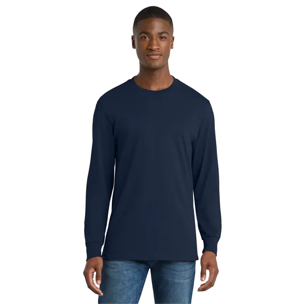 Port & Co Long Sleeve Core Cotton Tee. - Port & Co Long Sleeve Core Cotton Tee. - Image 114 of 119