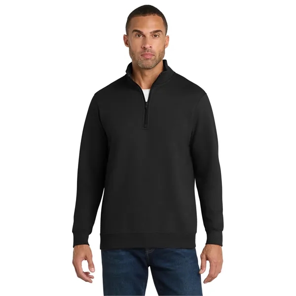 Port & Co Fan Favorite Fleece 1/4-Zip Pullover Sweatshirt. - Port & Co Fan Favorite Fleece 1/4-Zip Pullover Sweatshirt. - Image 5 of 34
