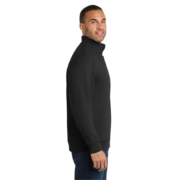 Port & Co Fan Favorite Fleece 1/4-Zip Pullover Sweatshirt. - Port & Co Fan Favorite Fleece 1/4-Zip Pullover Sweatshirt. - Image 8 of 34