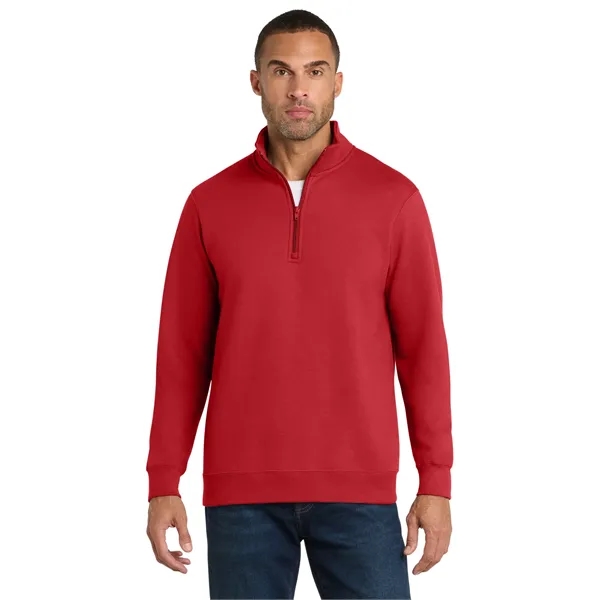Port & Co Fan Favorite Fleece 1/4-Zip Pullover Sweatshirt. - Port & Co Fan Favorite Fleece 1/4-Zip Pullover Sweatshirt. - Image 10 of 34