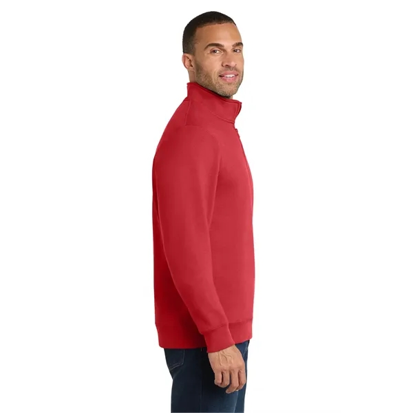Port & Co Fan Favorite Fleece 1/4-Zip Pullover Sweatshirt. - Port & Co Fan Favorite Fleece 1/4-Zip Pullover Sweatshirt. - Image 14 of 34