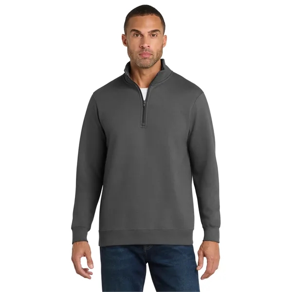 Port & Co Fan Favorite Fleece 1/4-Zip Pullover Sweatshirt. - Port & Co Fan Favorite Fleece 1/4-Zip Pullover Sweatshirt. - Image 16 of 34