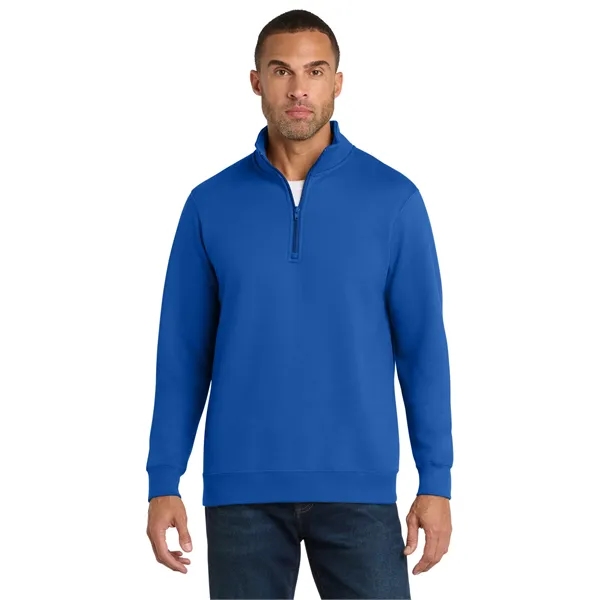 Port & Co Fan Favorite Fleece 1/4-Zip Pullover Sweatshirt. - Port & Co Fan Favorite Fleece 1/4-Zip Pullover Sweatshirt. - Image 27 of 34