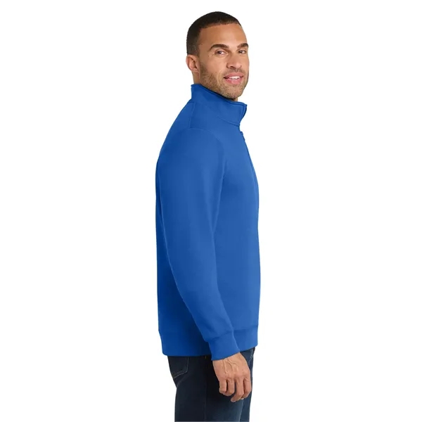 Port & Co Fan Favorite Fleece 1/4-Zip Pullover Sweatshirt. - Port & Co Fan Favorite Fleece 1/4-Zip Pullover Sweatshirt. - Image 30 of 34