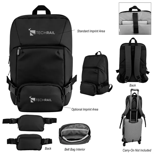 Yosemite Backpack With Removeable Belt Bag - Yosemite Backpack With Removeable Belt Bag - Image 0 of 8