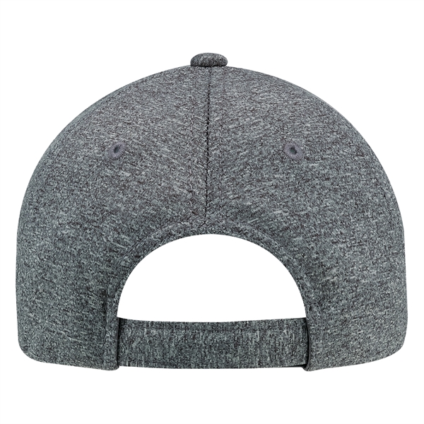 Six Panel Baseball Cap, Polycotton / Polyester Heather - Six Panel Baseball Cap, Polycotton / Polyester Heather - Image 6 of 12