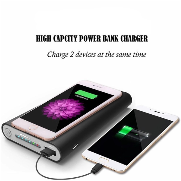 Power Bank QI Wireless Phone Charging Station - 8000 MAh - Power Bank QI Wireless Phone Charging Station - 8000 MAh - Image 4 of 5